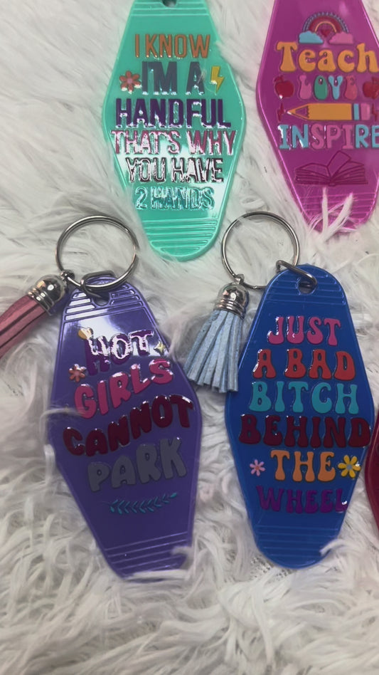 Motel Keychains